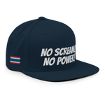 NO SCREAM! NO POWER! Snapback Hat