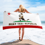 Muay Thai Republic "KILLA CALI" Beach Towel