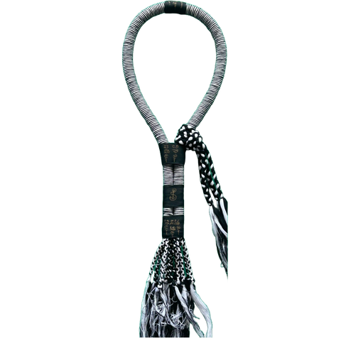 New Style Mongkol with Matching Prajiouds - Black/White
