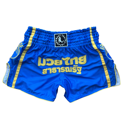MTR “THE CITY” Muay Thai Shorts - Blue