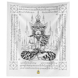 Tiger Reusi Sak Yant Tapestry HUGE!