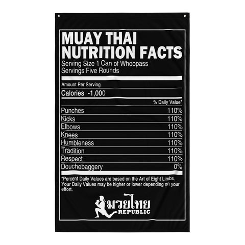 MUAY THAI NUTRITION WALL FLAG