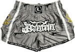 “KNIVES OUT” Muay Thai Shorts GRAY