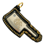 SILVER Suea Hiaw Lang Cleaver Amulet