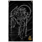 Check Yo' Self! Wall Flag