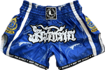 “KNIVES OUT” Muay Thai Shorts BLUE