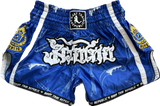 “KNIVES OUT” Muay Thai Shorts BLUE