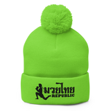 Muay Thai Republic "Signature" Pom Beanie