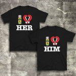 MTR I Love Him/Her Shirts Set
