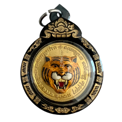 Tiger Head Amulet Wat Bang Phra