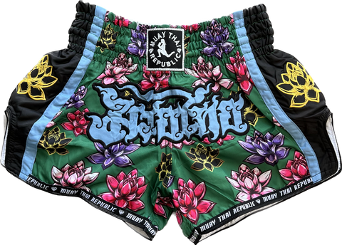 “LOTUS” Muay Thai Shorts