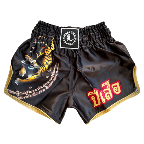 MTR “TIGER YEAR” Muay Thai Shorts (Black)