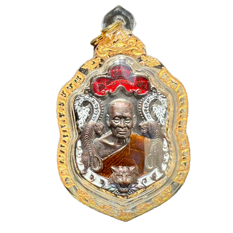LP Pat Twin Tigers/Singha Amulet
