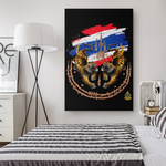 Muay Thai Republic NEW SUA KOO Canvas Print