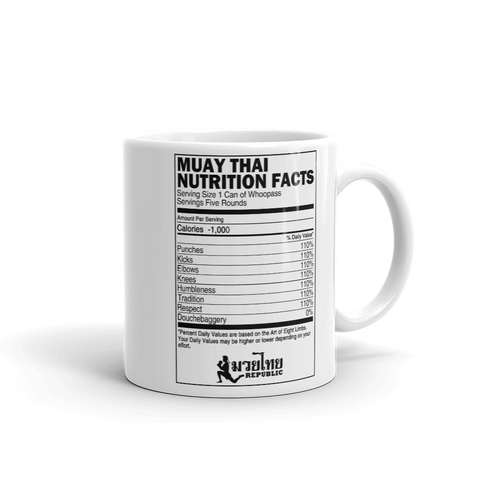 Muay Thai Nutrition Mug