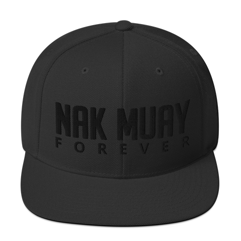 NAK MUAY FOREVER Blacked Out Snapback