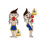 Muay Thai Republic JETHRO 2-Pack Stickers