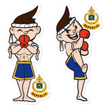 Muay Thai Republic JETHRO 2-Pack Stickers