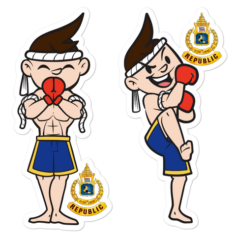 Muay Thai Republic JETHRO 2-Pack Stickers