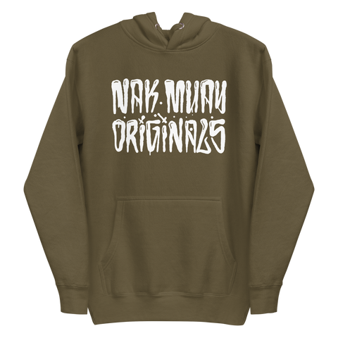 Nak Muay Originals Drip Hoodie (Olive Green)